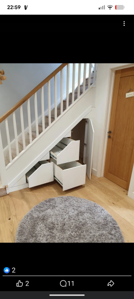 How much did you pay for understairs storage