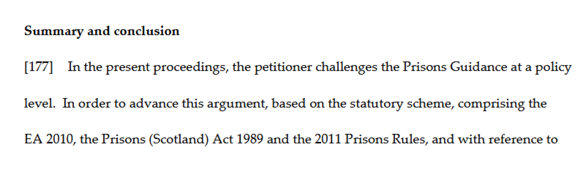 Another victory! For Women Scotland v Scottish Ministers in prisons case