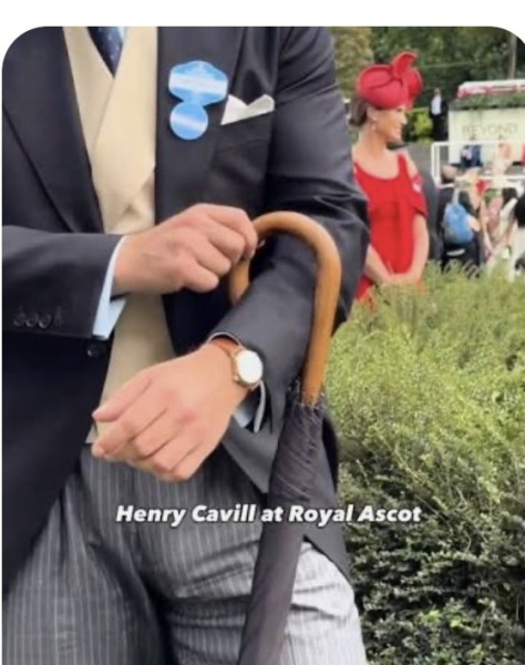 Anyone else admire Henry Cavill's Ascot outfit, particularly the watch?