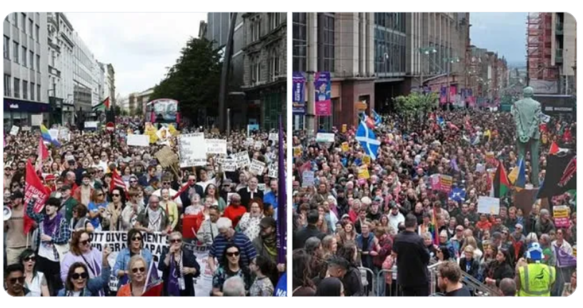 Today in Brighton the facsists turned up. Brighton barely let them out of the station. Well done Brighton !
