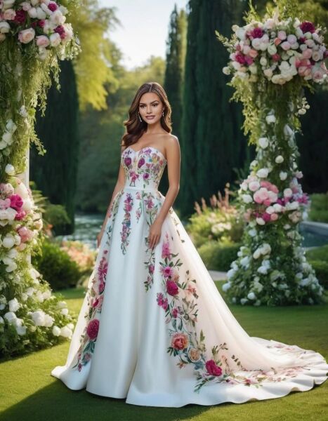 AIBU to wear a floral dress my brother's girlfriend calls white to their wedding?