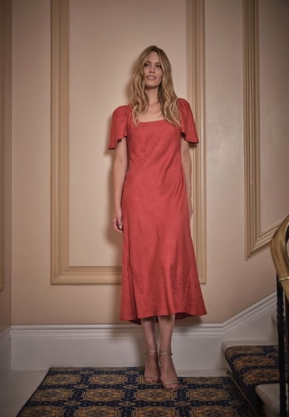 Opinions on two spring wedding guest dresses for an hourglass shape