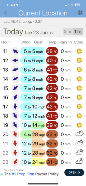 What is everyone up to today while keeping out of the heat?