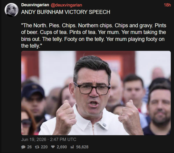 Burnham - does he know what a woman is?