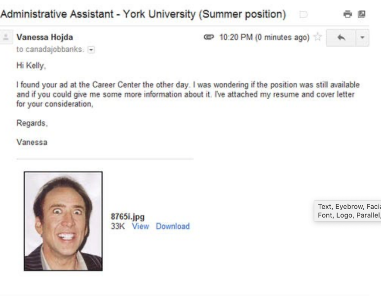 What's the oddest thing you've seen listed on a CV?