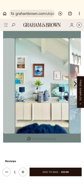Pale blue paint for kitchen help!