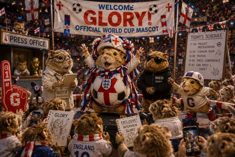 The Gerbil World Cup at the Bluestocking!