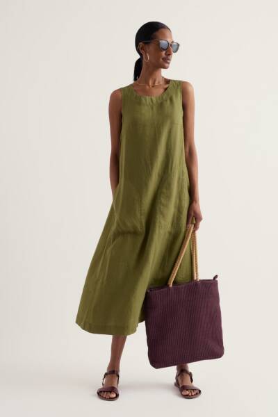 Non-wide linen dress or skirt - Petite