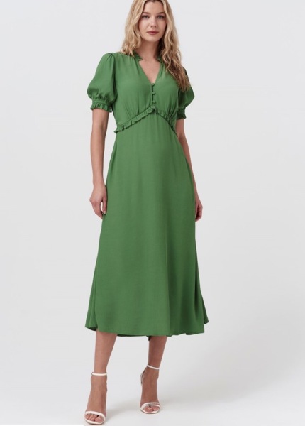 Opinions on two spring wedding guest dresses for an hourglass shape