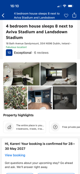 Quiet Dublin accommodation