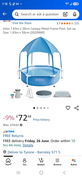 To think paddling pools should last longer?