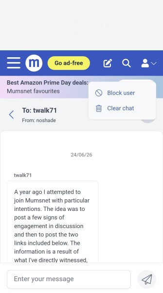 How do I alert MN about a spam message in my notifications?
