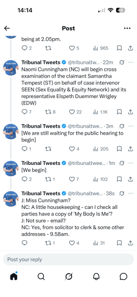 Tempest v Rural Payments Agency Tribunal Thread 2