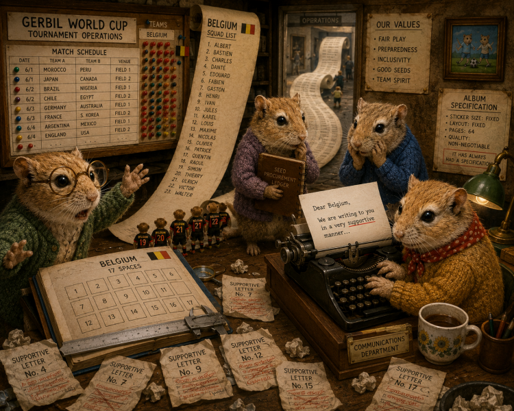 The Gerbil World Cup at the Bluestocking!