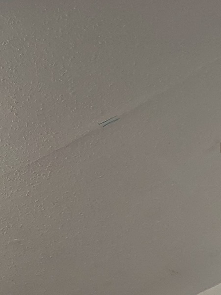 Anxiety about the ceiling collapsing