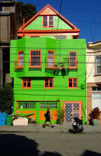 AIBU to ask if I can report my neighbour's bright blue house?
