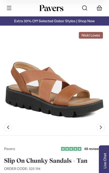 Comfortable chunky sandals for work and jeans under £120
