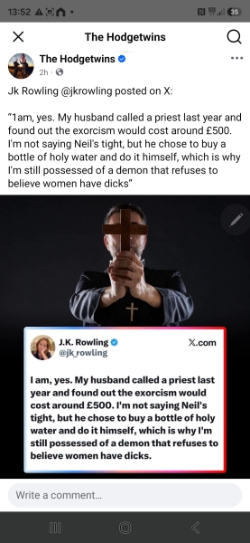 Rowling Makes a Stand
