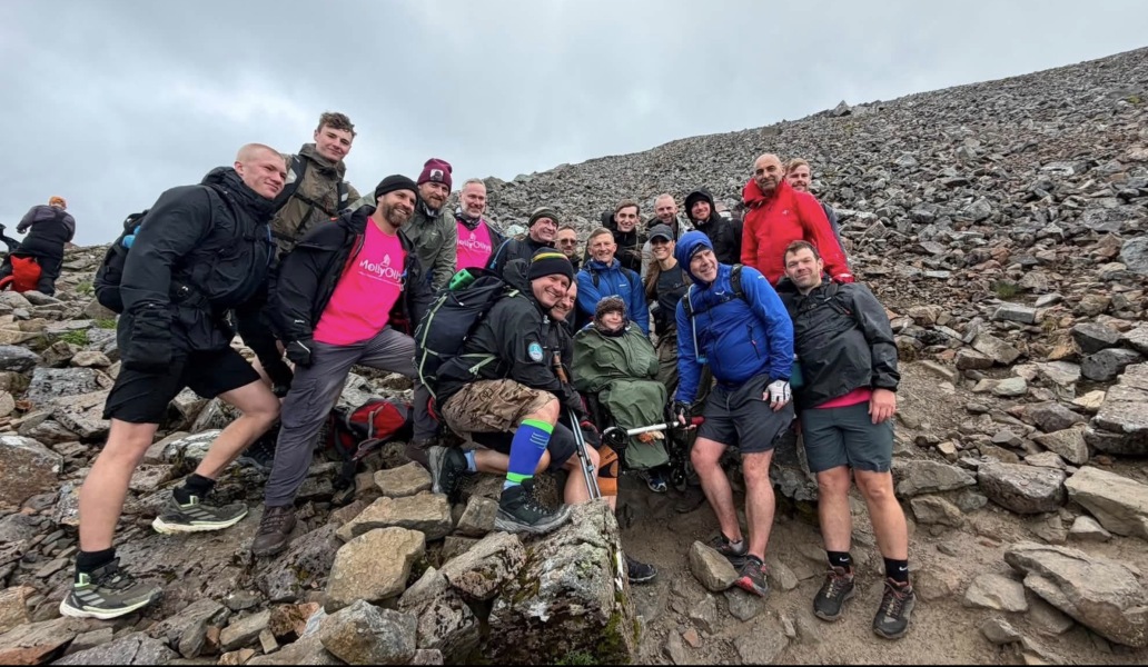 Catherine completes three peak challenge
