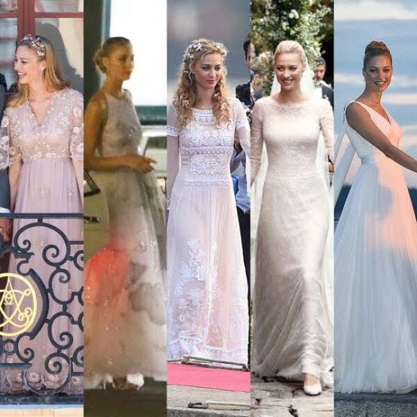 Non UK royal wedding dresses