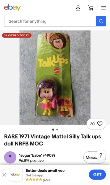 1970s Talking Doll