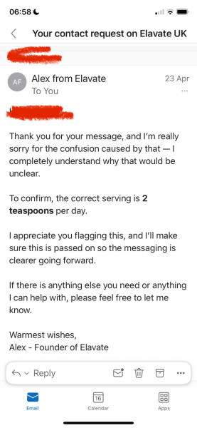 Elavate collagen conflicting and confusing dosage information...help please.