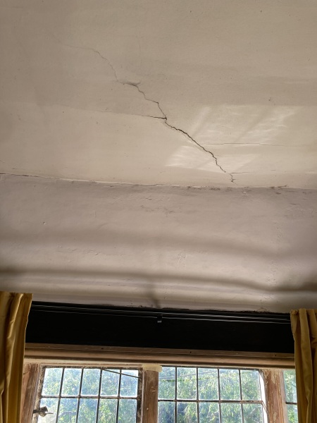 Bumps in lath and plaster ceiling