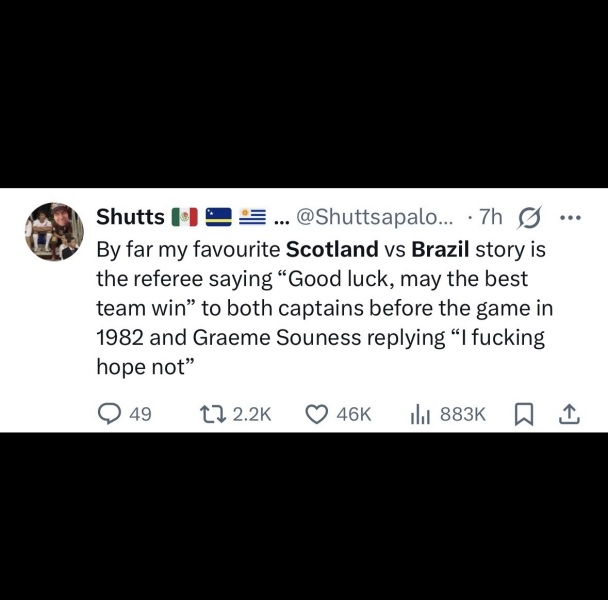 C’mon Scotland!  World Cup Thread 🏴󠁧󠁢󠁳󠁣󠁴󠁿