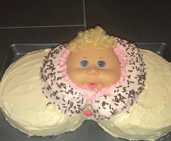 Is this cake embarrassing?
