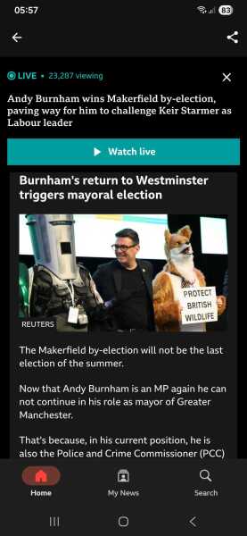 Burnham has won. More turmoil?