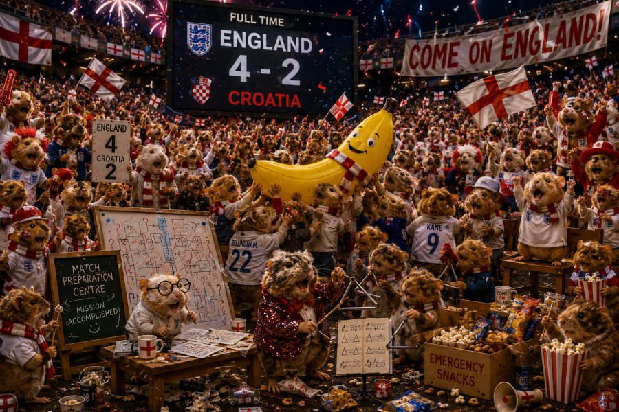 The Gerbil World Cup at the Bluestocking!