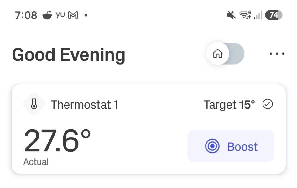 What's the temperature in your house just now?