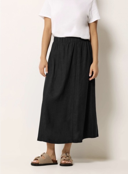 Non-wide linen dress or skirt - Petite