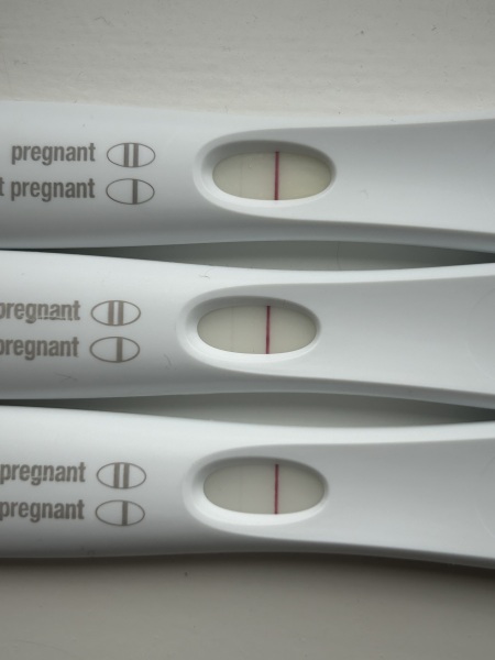 Worried about fading FRER lines despite positive digital in two-week wait