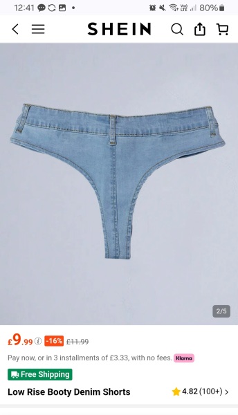 Bums hanging out of the bottom of teeny tiny shorts