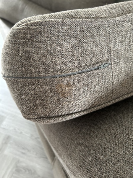 Poor professional sofa cleaning job