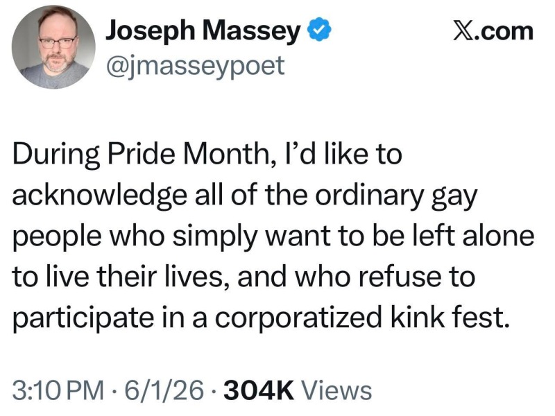 Does anybody else dislike Pride?
