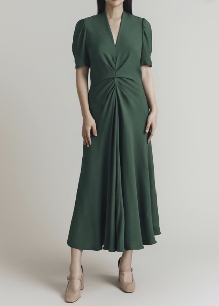 Opinions on two spring wedding guest dresses for an hourglass shape