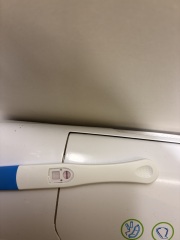 Faint line on pregnancy test this afternoon and feeling confused