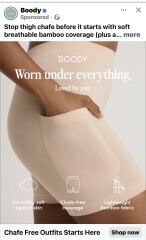 Do you wear knickers with chub rub shorts?