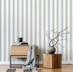 Wallpaper ideas for a Scandi style bedroom please. Have you seen anything that is ‘a stripe, but not a stripe’?