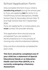 Newcastle relocation: choosing a secondary school