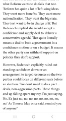 To think Kemi Badenoch is starting to talk an increasing amount of Sense?  Part 2