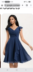 Where to find a flattering dress like this for a fuller bust and slim hips