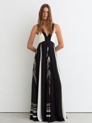 Sophisticated evening dress for uni reunion