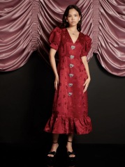 Where to find a flattering dress like this for a fuller bust and slim hips
