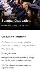 Daughter unable to attend her graduation ceremony as it is full. Advice please