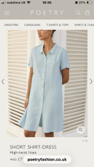 Non-wide linen dress or skirt - Petite