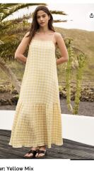 Can anyone help me find a yellow gingham boho dress?
