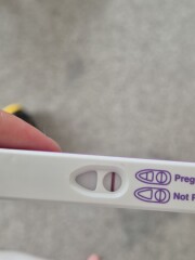 Faint positive?